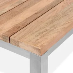 STERN Cardiff Esstischgruppe, Silber/silbergrau, Edelstahl/Teak, Tisch 200 X 100 Cm, 6 Stapel-, 2 Multipositionssessel 19 STERN Cardiff Esstischgruppe, Silber/silbergrau, Edelstahl/Teak, Tisch 200 X 100 Cm, 6 Stapel-, 2 Multipositionssessel -Günstiges Garten Perle Geschäft 10 19777.jpg