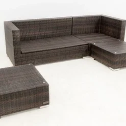 OUTFLEXX Loungemöbel-Set, Braun Marmoriert, 5 Pers, Polyrattan, Wasserfeste Kissenbox 27 OUTFLEXX Loungemöbel-Set, Braun Marmoriert, 5 Pers, Polyrattan, Wasserfeste Kissenbox -Günstiges Garten Perle Geschäft 11 16068 BOX A.jpg