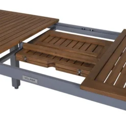 VILLANA Esstischgarnitur, Silber/schwarz, Alu/ FSC-Akazienholz, Ausziehtisch 150/200 Cm, 6 Multipositionssessel 26 VILLANA Esstischgarnitur, Silber/schwarz, Alu/ FSC-Akazienholz, Ausziehtisch 150/200 Cm, 6 Multipositionssessel -Günstiges Garten Perle Geschäft 11 16462.jpg