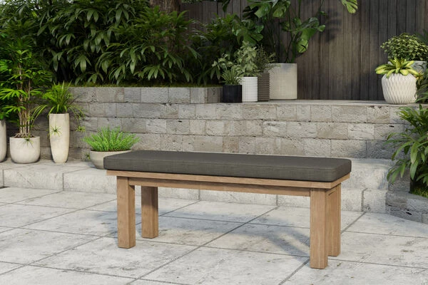 OUTFLEXX Sitzbank, Natur, Recyceltes SLVK-Teakholz, 130 X 40 X 45 Cm 3 OUTFLEXX Sitzbank, Natur, Recyceltes SLVK-Teakholz, 130 X 40 X 45 Cm – Bild 3