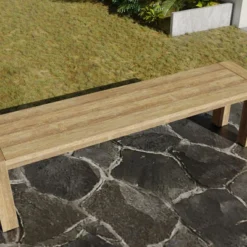 OUTFLEXX Sitzbank, Natur, Recyceltes SLVK-Teakholz, 170 X 40 X 45 Cm 13 OUTFLEXX Sitzbank, Natur, Recyceltes SLVK-Teakholz, 170 X 40 X 45 Cm -Günstiges Garten Perle Geschäft 13424 3 7.jpg