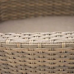 Ploß Rabida Sitzgruppe, Champagner-meliert, Polyrattan, Tisch 170 X 90 Cm, 4 Stapelsessel, Glasplatte In Steinoptik -Günstiges Garten Perle Geschäft 13 21072.jpg