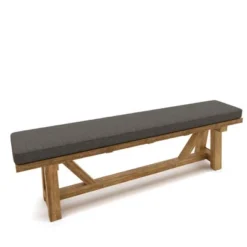 OUTFLEXX Gartenbank XXL, Natur, Recyceltes FSC®-Teakholz, 220x40cm, Rustikal Gebürstet -Günstiges Garten Perle Geschäft 15865 4.jpg