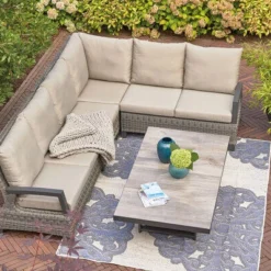 SIENA GARDEN Corido 2-Sitzer Sofa, Charcoal, Alu / Gardino®-Geflecht, 136x83x88 Cm, Armlehne Links -Günstiges Garten Perle Geschäft 18 20190.jpg