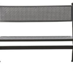 Günstiges Garten Perle Geschäft 38 MBM Bank Romeo, Marone, Schmiedeeisen Verzinkt, Pulverbeschichtet, 2-Sitzer, 122x90x62 Cm