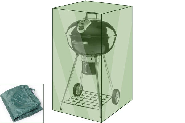 OUTFLEXX Abdeckhaube Für Grills, Z.B. CharBroil/ Napoleon Usw., Grün, Ø67 X 132 Cm 1 OUTFLEXX Abdeckhaube Für Grills, Z.B. CharBroil/ Napoleon Usw., Grün, Ø67 X 132 Cm