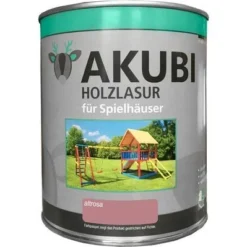KARIBU Holzlasur-Farbsystem, 750 Ml, Inkl. Handschuhe, Pinsel, Rührstab