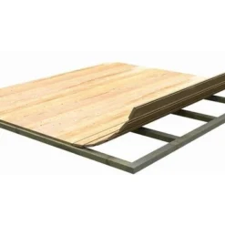 KARIBU Gartenhausboden, Holz, Naturbelassen