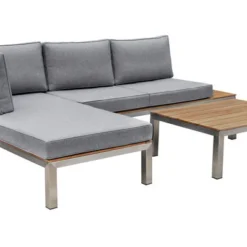 OUTFLEXX Loungemöbel, Silber/grau, Edelstahl/FSC-Teakholz/Textil, Für 4 Personen, Inkl. Kaffeetisch 13 OUTFLEXX Loungemöbel, Silber/grau, Edelstahl/FSC-Teakholz/Textil, Für 4 Personen, Inkl. Kaffeetisch -Günstiges Garten Perle Geschäft 1 18298.jpg