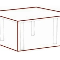 GARVIDA Schutzhülle Für Sitzgruppen, Braun, Polyestergewebe, 210 X 100 X 70 Cm, Mit Zugband