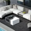 OUTFLEXX Jewel Loungeset, Marble, Alu/Sunbrella, 5-6 Pers., Eingebauter Tisch Mit Keramikplatte