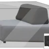 OUTFLEXX Premium Abdeckhaube Für Lounge-Element, Z.B. Maui Lounge, 117x104x65cm, Wasserbeständig, Schwarz
