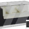 OUTFLEXX Premium Abdeckhaube Passend Z.B. Für TheBox 2er-Ecksofa Arml. Re., Schwarz, 147x87x68cm, Wasserbeständig