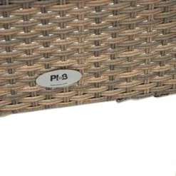 Ploß Rabida Sitzgruppe, Champagner-meliert, Polyrattan, Tisch 170 X 90 Cm, 4 Stapelsessel, Glasplatte In Steinoptik -Günstiges Garten Perle Geschäft 20 21072.jpg