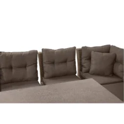 Ploß Rabida Dining-Lounge, Champagner-meliert, Polyrattan, 7 Tlg., 5-6 Pers., 146x85cm, Inkl. Polster 22 Ploß Rabida Dining-Lounge, Champagner-meliert, Polyrattan, 7 Tlg., 5-6 Pers., 146x85cm, Inkl. Polster -Günstiges Garten Perle Geschäft 21636 10.jpg