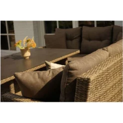 Ploß Rabida Dining-Lounge, Champagner-meliert, Polyrattan, 7 Tlg., 5-6 Pers., 146x85cm, Inkl. Polster 24 Ploß Rabida Dining-Lounge, Champagner-meliert, Polyrattan, 7 Tlg., 5-6 Pers., 146x85cm, Inkl. Polster -Günstiges Garten Perle Geschäft 21636 12.jpg