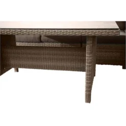 Ploß Rabida Dining-Lounge, Champagner-meliert, Polyrattan, 7 Tlg., 5-6 Pers., 146x85cm, Inkl. Polster 21 Ploß Rabida Dining-Lounge, Champagner-meliert, Polyrattan, 7 Tlg., 5-6 Pers., 146x85cm, Inkl. Polster -Günstiges Garten Perle Geschäft 21636 9.jpg