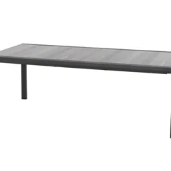 SIENA GARDEN Gomera II/Kingston Esstischgarnitur, Matt Graphit/grau/wood Look, Alu/Teak/Keramik/Texfabric, Tisch 220/340x108 Cm, 6 Stapelsessel 10 SIENA GARDEN Gomera II/Kingston Esstischgarnitur, Matt Graphit/grau/wood Look, Alu/Teak/Keramik/Texfabric, Tisch 220/340x108 Cm, 6 Stapelsessel -Günstiges Garten Perle Geschäft 22065 3.jpg