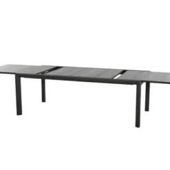 SIENA GARDEN Gomera II/Kingston Esstischgarnitur, Matt Graphit/grau/wood Look, Alu/Teak/Keramik/Texfabric, Tisch 220/340x108 Cm, 6 Stapelsessel 11 SIENA GARDEN Gomera II/Kingston Esstischgarnitur, Matt Graphit/grau/wood Look, Alu/Teak/Keramik/Texfabric, Tisch 220/340x108 Cm, 6 Stapelsessel -Günstiges Garten Perle Geschäft 22065 4.jpg