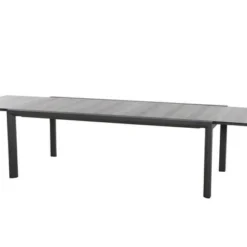 SIENA GARDEN Gomera II/Kingston Esstischgarnitur, Matt Graphit/grau/wood Look, Alu/Teak/Keramik/Texfabric, Tisch 220/340x108 Cm, 6 Stapelsessel 15 SIENA GARDEN Gomera II/Kingston Esstischgarnitur, Matt Graphit/grau/wood Look, Alu/Teak/Keramik/Texfabric, Tisch 220/340x108 Cm, 6 Stapelsessel -Günstiges Garten Perle Geschäft 22065 8.jpg