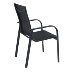 OUTFLEXX Esstischgarnitur, OUTFLEXX® Anthrazit Matt, Alu / Teak / Textil, Tisch 150/210x90cm, 6 Sessel, Stapelbar 30 OUTFLEXX Esstischgarnitur, OUTFLEXX® Anthrazit Matt, Alu / Teak / Textil, Tisch 150/210x90cm, 6 Sessel, Stapelbar -Günstiges Garten Perle Geschäft 22183 14.jpg