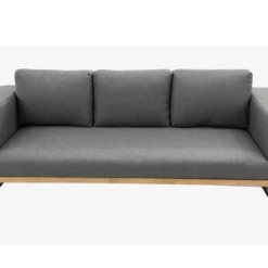 OUTFLEXX Loungeset, Aluminium Mit Sunproof Olefin, FSC Akazie, Gepolstert In Grau, Für 3-4 Personen -Günstiges Garten Perle Geschäft 22368 12.jpg