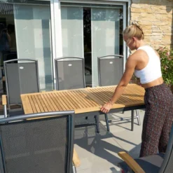 HARTMAN Silencio / RaffaeloSitzgruppe, Xerix/natur, Alu/Teak, 8 Multipo, 160/220x90cm, FSC-Teak Armlehnen 17 HARTMAN Silencio / RaffaeloSitzgruppe, Xerix/natur, Alu/Teak, 8 Multipo, 160/220x90cm, FSC-Teak Armlehnen -Günstiges Garten Perle Geschäft 22443 9 3.jpg 3