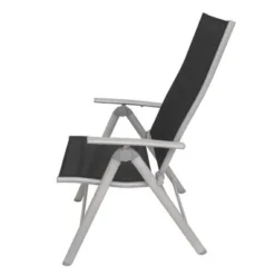 VILLANA Esstischgarnitur, Silber/schwarz, Alu/Holzimitat/Textil, Tisch 150x90cm, 4 Multipositionssessel 38 VILLANA Esstischgarnitur, Silber/schwarz, Alu/Holzimitat/Textil, Tisch 150x90cm, 4 Multipositionssessel -Günstiges Garten Perle Geschäft 22559 19.jpg