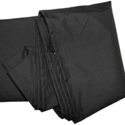 OUTTECH Schutzhülle In L-Form Für Lounges, Schwarz, Ripstop-Polyester, 270x270x100x70cm, Atmungsaktiv