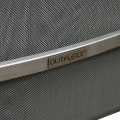 OUTFLEXX Esstischgarnitur, Silber, Edelstahl/Granit/Textil, 200x100 Cm, 4 Freischwinger, 2 Multipos, Padded, Teakarmlehnen 23 OUTFLEXX Esstischgarnitur, Silber, Edelstahl/Granit/Textil, 200x100 Cm, 4 Freischwinger, 2 Multipos, Padded, Teakarmlehnen -Günstiges Garten Perle Geschäft 22770 15.jpg