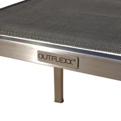 OUTFLEXX Esstischgarnitur, Silber/weiß, Edelstahl/Granit/Textilene, 200x100 Cm, 6 Stühle, Padded, Teakarmlehnen 11 OUTFLEXX Esstischgarnitur, Silber/weiß, Edelstahl/Granit/Textilene, 200x100 Cm, 6 Stühle, Padded, Teakarmlehnen -Günstiges Garten Perle Geschäft 22779 06.jpg