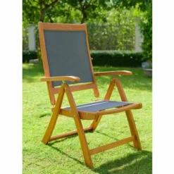 OUTFLEXX Sitzgruppe, Natur/grau, Akazie/Textilene, Ausziehtisch 150/200 X 90 Cm, 6 Multipo 5-fach 12 OUTFLEXX Sitzgruppe, Natur/grau, Akazie/Textilene, Ausziehtisch 150/200 X 90 Cm, 6 Multipo 5-fach -Günstiges Garten Perle Geschäft 22809 4.jpg