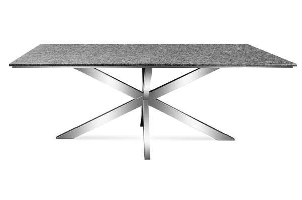 STERN Esstischgarnitur, Silber/grau, Edelstahl/Textilene, Tisch 200 X 100 Cm, 4 Stapelsessel, 2 Multipo, Padded 10 STERN Esstischgarnitur, Silber/grau, Edelstahl/Textilene, Tisch 200 X 100 Cm, 4 Stapelsessel, 2 Multipo, Padded – Bild 10