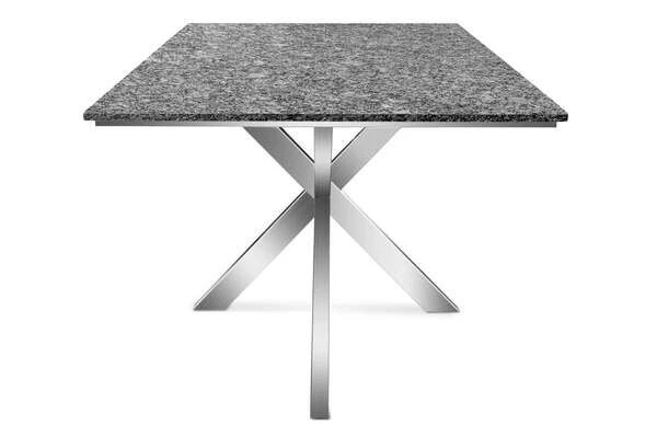 STERN Esstischgarnitur, Silber/grau, Edelstahl/Textilene, Tisch 200 X 100 Cm, 4 Stapelsessel, 2 Multipo, Padded 11 STERN Esstischgarnitur, Silber/grau, Edelstahl/Textilene, Tisch 200 X 100 Cm, 4 Stapelsessel, 2 Multipo, Padded – Bild 11