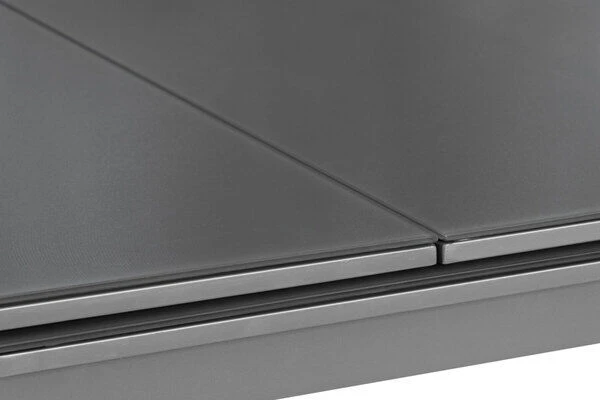 STERN New Top Esstischgarnitur, Anthrazit, Alu / Glas / Textil, Tisch 180/240x100cm, 6 Stapelsessel 6 STERN New Top Esstischgarnitur, Anthrazit, Alu / Glas / Textil, Tisch 180/240x100cm, 6 Stapelsessel – Bild 6