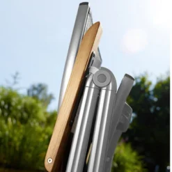 KETTLER Granada Esstischgarnitur, Silber / Anthrazit, Alu / HPL / Teak, Tisch 180/280x100cm, 8 Stapelsessel, 2 Multipo -Günstiges Garten Perle Geschäft 23057 15.jpg