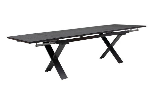 KETTLER Altura Esstischgarnitur, Anthrazit, Alu / Spraystone / Textil, Tisch 180/280x100cm, 6 Multipositionssessel 4 KETTLER Altura Esstischgarnitur, Anthrazit, Alu / Spraystone / Textil, Tisch 180/280x100cm, 6 Multipositionssessel – Bild 4