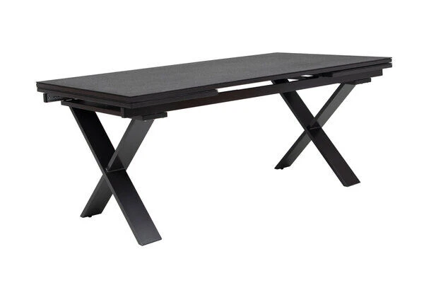 KETTLER Altura Esstischgarnitur, Anthrazit, Alu / Spraystone / Textil, Tisch 180/280x100cm, 6 Multipositionssessel 8 KETTLER Altura Esstischgarnitur, Anthrazit, Alu / Spraystone / Textil, Tisch 180/280x100cm, 6 Multipositionssessel – Bild 8