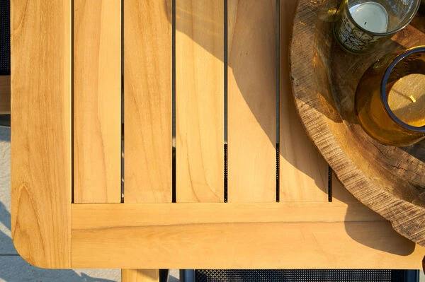 HARTMAN Silencio / Primo Sitzgruppe, Xerix/natur, Alu/Teak, 8 Multipo, 220x100cm, FSC-Teak Tischplatte 6 HARTMAN Silencio / Primo Sitzgruppe, Xerix/natur, Alu/Teak, 8 Multipo, 220x100cm, FSC-Teak Tischplatte – Bild 6