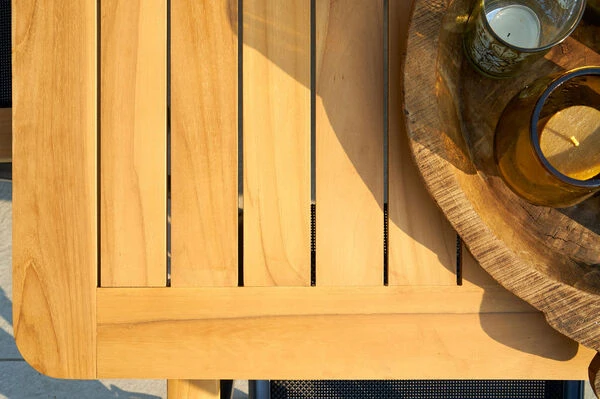 HARTMAN Silencio / Primo Sitzgruppe, Xerix/natur, Alu/Teak, 8 Multipo, 220x100cm, FSC-Teak Armlehnen 6 HARTMAN Silencio / Primo Sitzgruppe, Xerix/natur, Alu/Teak, 8 Multipo, 220x100cm, FSC-Teak Armlehnen – Bild 6