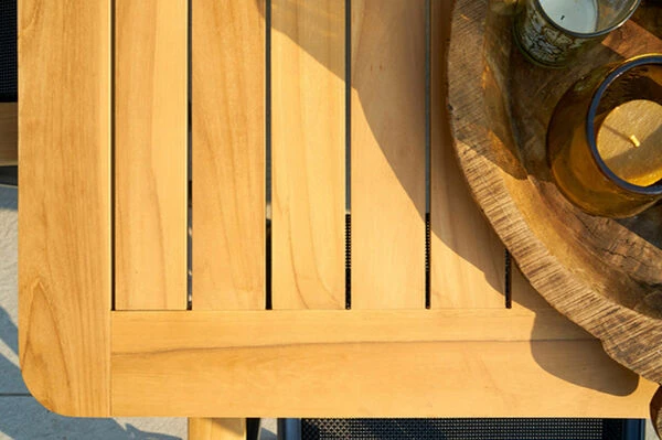 HARTMAN Silencio / Aruba Sitzgruppe, Xerix/natur, Alu/Teak, 8 Dining Sessel, 220x100cm, FSC-Teak Armlehnen 6 HARTMAN Silencio / Aruba Sitzgruppe, Xerix/natur, Alu/Teak, 8 Dining Sessel, 220x100cm, FSC-Teak Armlehnen – Bild 6