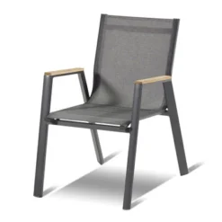 HARTMAN Silencio / Aruba Sitzgruppe, Xerix/natur, Alu/Teak, 2 Dining Sessel, 6 Multipo, 220x100cm, FSC-Teak Armlehnen -Günstiges Garten Perle Geschäft 23207 3.jpg