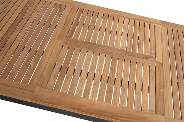 HARTMAN Silencio / RaffaeloSitzgruppe, Xerix/natur, Alu/Teak, 8 Multipo, 160/220x90cm, FSC-Teak Armlehnen 4 HARTMAN Silencio / RaffaeloSitzgruppe, Xerix/natur, Alu/Teak, 8 Multipo, 160/220x90cm, FSC-Teak Armlehnen – Bild 4