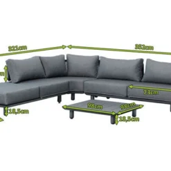 OUTFLEXX Premium Abdeckhaube Für Ecklounge, Schwarz, Z.B. 21806, Polyester, 355 X 325 X 70 Cm, Wasserbeständig 9 OUTFLEXX Premium Abdeckhaube Für Ecklounge, Schwarz, Z.B. 21806, Polyester, 355 X 325 X 70 Cm, Wasserbeständig -Günstiges Garten Perle Geschäft 23428 5.jpg