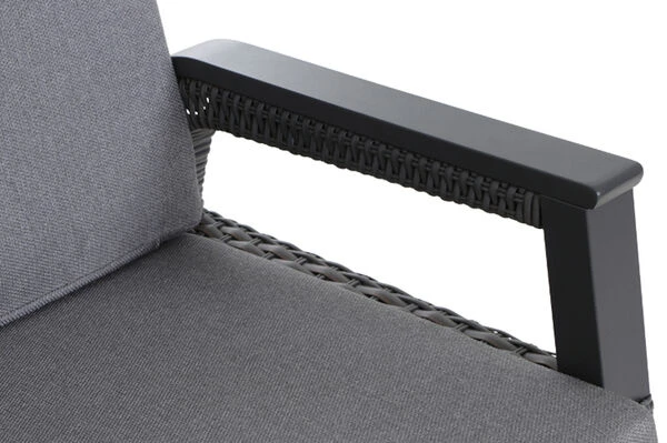 SIENA GARDEN Solea/Bellani Dining Lounge, Anthrazit/night-blue, Alu/Gardino®-Geflecht/Keramik, Für 4 Personen,160 X 90 X 50-72cm, Stufenlos Verstellbar 17 SIENA GARDEN Solea/Bellani Dining Lounge, Anthrazit/night-blue, Alu/Gardino®-Geflecht/Keramik, Für 4 Personen,160 X 90 X 50-72cm, Stufenlos Verstellbar – Bild 17