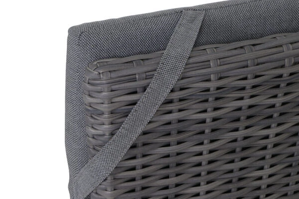 SIENA GARDEN Solea/Bellani Dining Set, Anthrazit/grau/blau, Alu/Gardino®-Geflecht/Keramik, 160 X 90 X 50-72cm, Inkl. 4 Diningsessel, Stufenlos Verstellbar 16 SIENA GARDEN Solea/Bellani Dining Set, Anthrazit/grau/blau, Alu/Gardino®-Geflecht/Keramik, 160 X 90 X 50-72cm, Inkl. 4 Diningsessel, Stufenlos Verstellbar – Bild 16