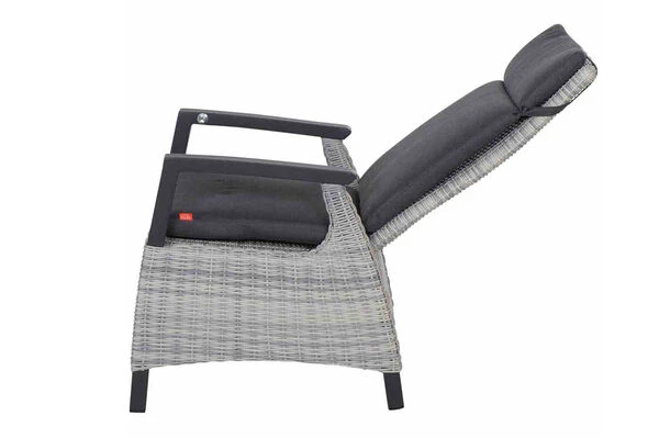 SIENA GARDEN Corido/Bellani Dining Set, Anthrazit/grau, Keramik/Geflecht/Alu, 140 X 85 X 50-72cm, Inkl. 4 Diningsessel 10 SIENA GARDEN Corido/Bellani Dining Set, Anthrazit/grau, Keramik/Geflecht/Alu, 140 X 85 X 50-72cm, Inkl. 4 Diningsessel – Bild 10