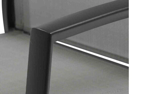 SIENA GARDEN Carlos/Velia Dining Set, Anthrazit/grau, Alu/Ranotex®-Gewebe/Keramik, 220 X 100cm, Inkl. 6 Diningsessel 7 SIENA GARDEN Carlos/Velia Dining Set, Anthrazit/grau, Alu/Ranotex®-Gewebe/Keramik, 220 X 100cm, Inkl. 6 Diningsessel – Bild 7