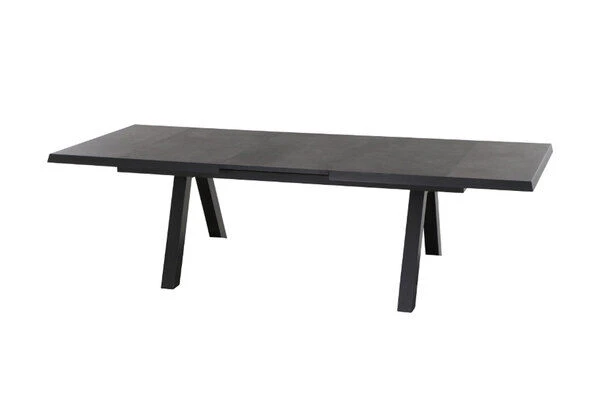 SIENA GARDEN Tirana/Solea Dining Set, Anthrazit/blau, Alu/Gardino®-Geflecht/Keramik, 205-265 X 103 X 76 Cm, Inkl. 6 Diningsessel, Stufenlos Verstellbar 3 SIENA GARDEN Tirana/Solea Dining Set, Anthrazit/blau, Alu/Gardino®-Geflecht/Keramik, 205-265 X 103 X 76 Cm, Inkl. 6 Diningsessel, Stufenlos Verstellbar – Bild 3