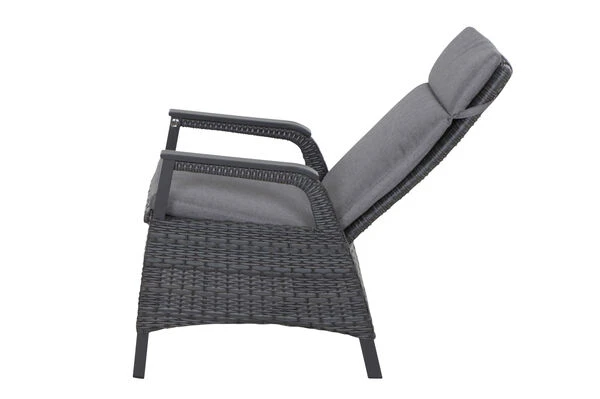 SIENA GARDEN Tirana/Solea Dining Set, Anthrazit/blau, Alu/Gardino®-Geflecht/Keramik, 205-265 X 103 X 76 Cm, Inkl. 6 Diningsessel, Stufenlos Verstellbar 7 SIENA GARDEN Tirana/Solea Dining Set, Anthrazit/blau, Alu/Gardino®-Geflecht/Keramik, 205-265 X 103 X 76 Cm, Inkl. 6 Diningsessel, Stufenlos Verstellbar – Bild 7